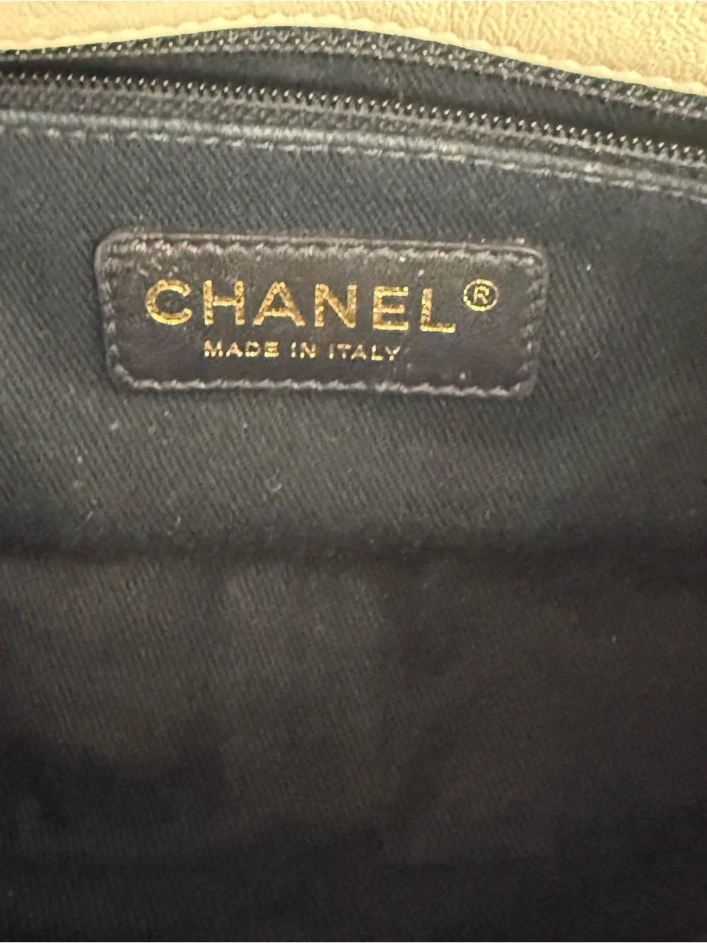 Chanel Quilted Chevron Flap Shoulder Bag in Light Beige